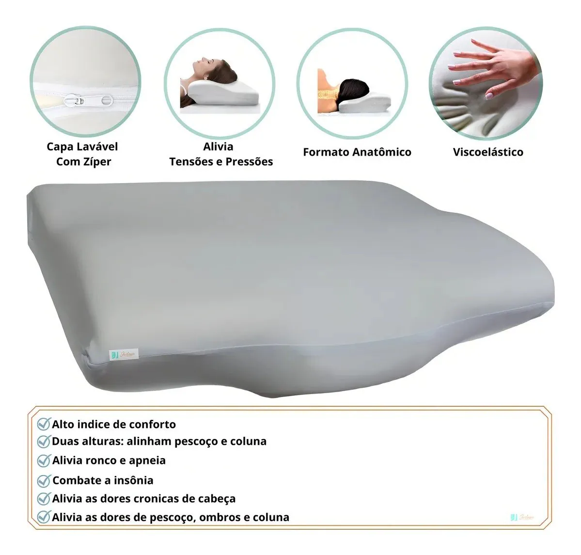 Travesseiro Conforto Anatômico – ORTOBOM