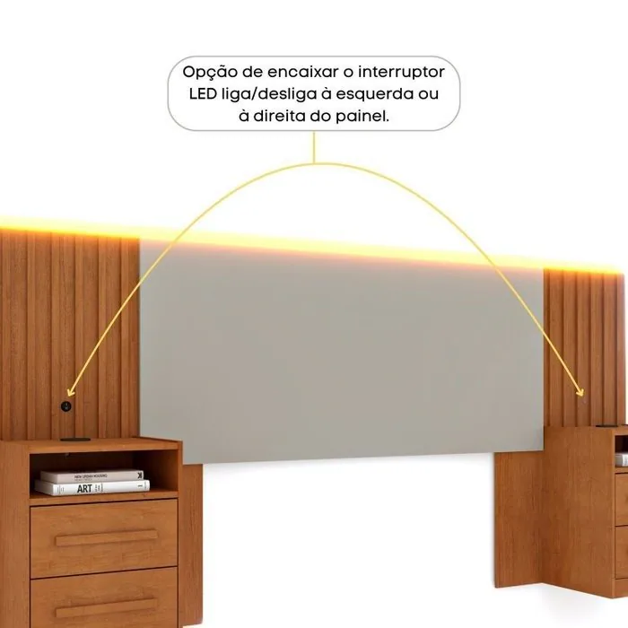 Cabeceira Casal/Queen Barcelona Cinamomo/Off White – TCIL