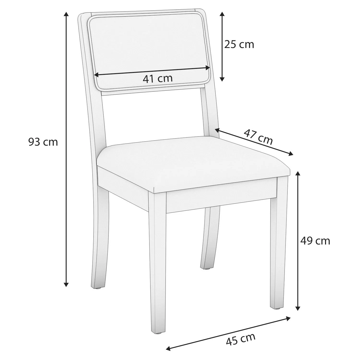 Kit 2 Cadeiras Lola 2CMM004CA Linho Areia A085A – KAPPESBERG