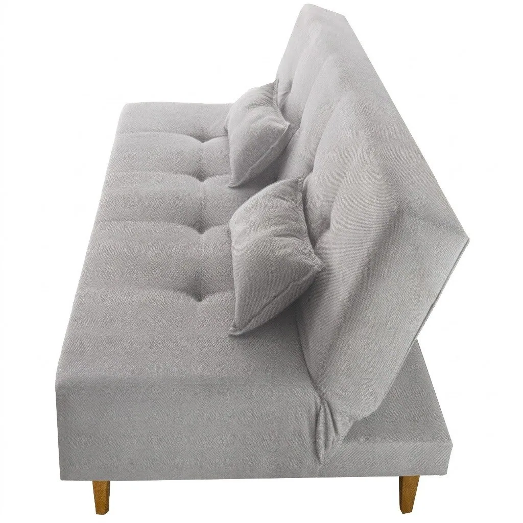 Sofá Cama Dallas Ref.48 1,81 m Linho Cinza 2502-B – LUXURY