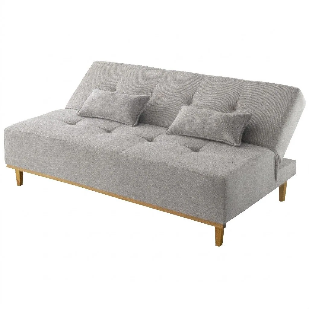 Sofá Cama Dallas Ref.48 1,81 m Linho Cinza 2502-B – LUXURY