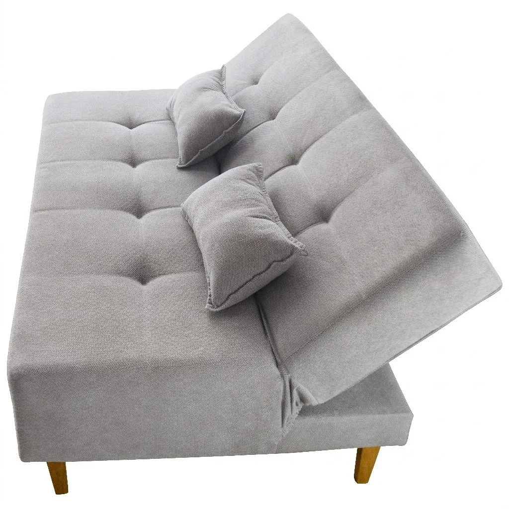 Sofá Cama Dallas Ref.48 1,81 m Linho Cinza 2502-B – LUXURY