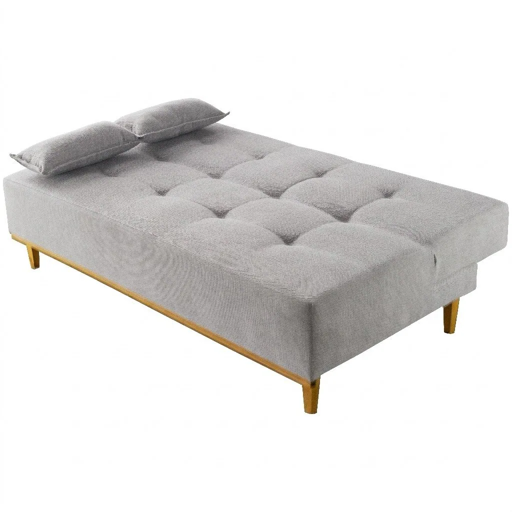 Sofá Cama Dallas Ref.48 1,81 m Linho Cinza 2502-B – LUXURY