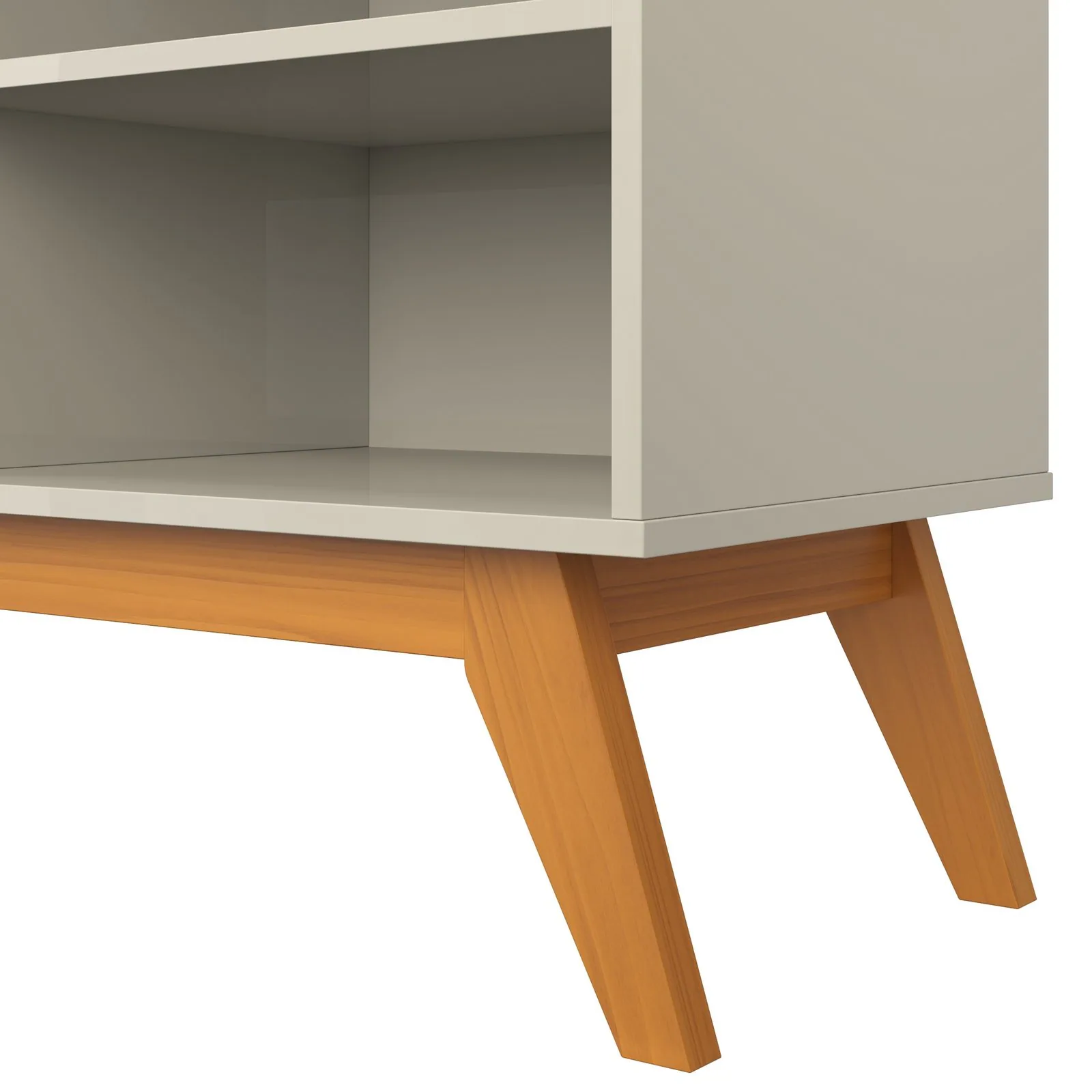 Rack até 75″ Urban 1.8 Off White/Cinamomo – PATRIMAR