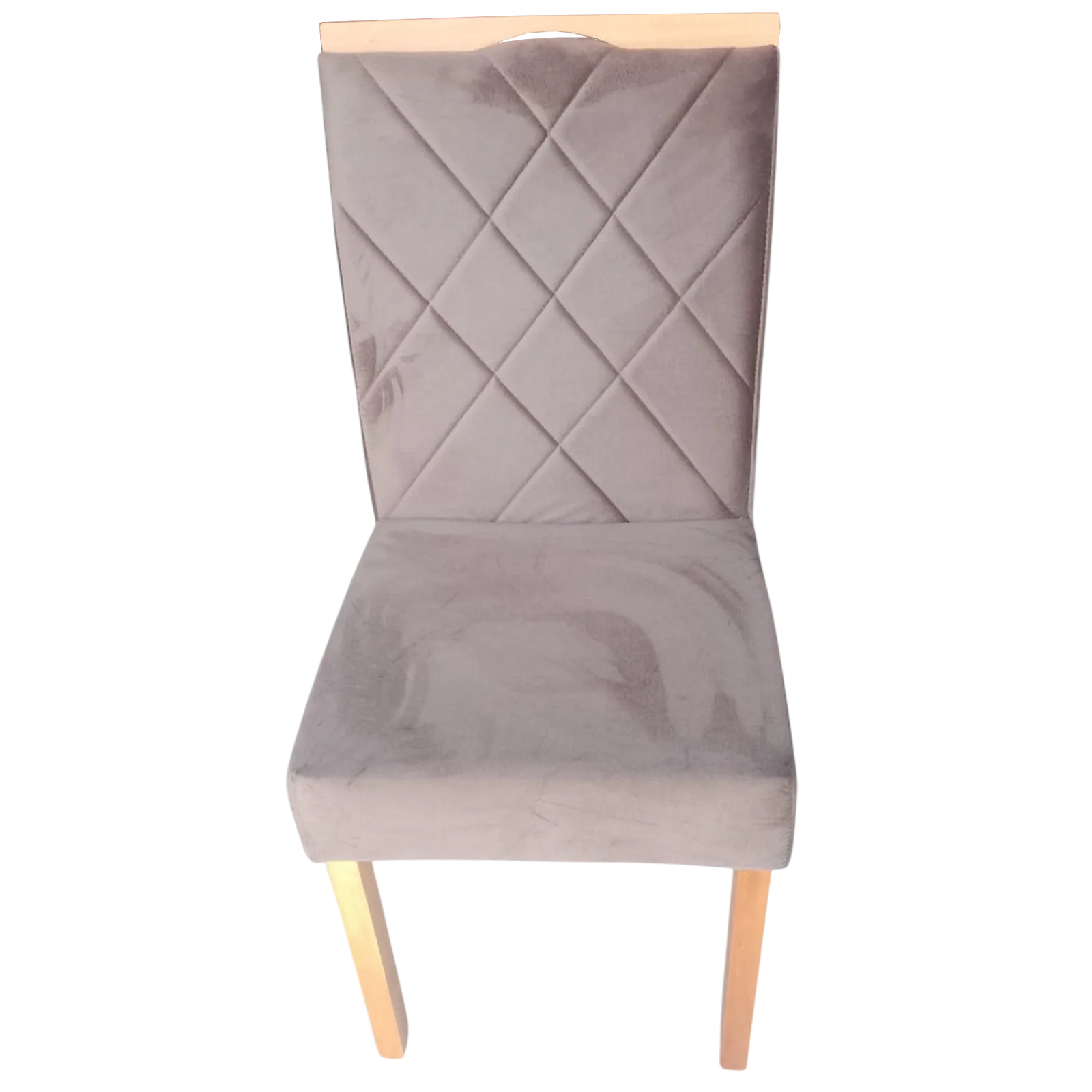 Kit 2 Cadeiras Califórnia Veludo Marrom 103 – WM DECOR