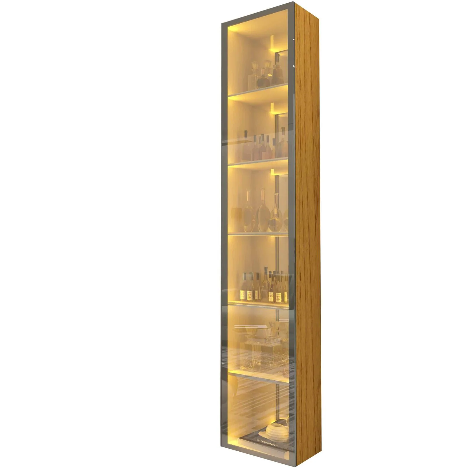Cristaleira Torre Luminare Reflect Naturale – GELIUS