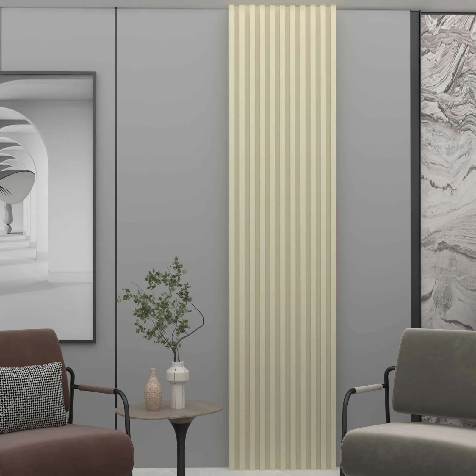 Placa Painel (Extensão) Supremo 46 cm Off White – GELIUS
