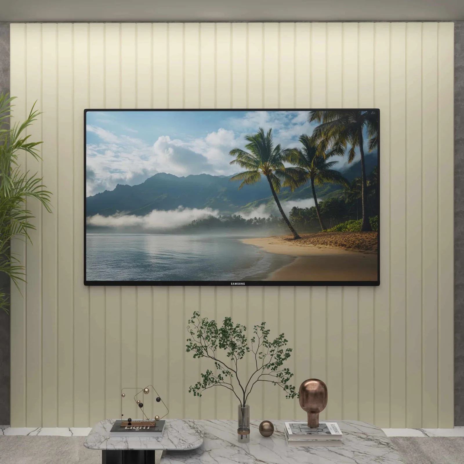 Painel até 85″ Majestade 230 Off White – GELIUS