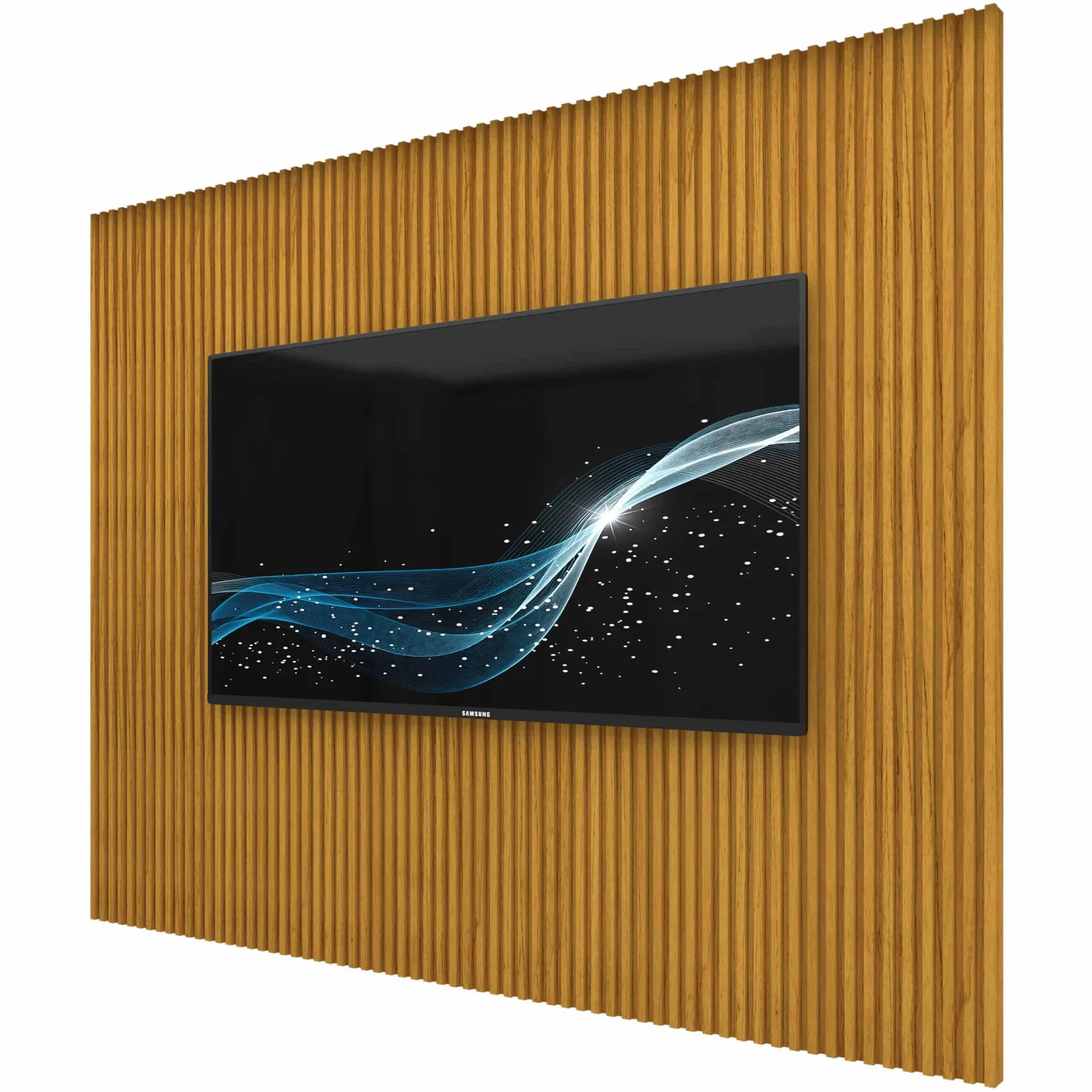 Painel até 85″ Supremo Ripado 218 Naturale – GELIUS