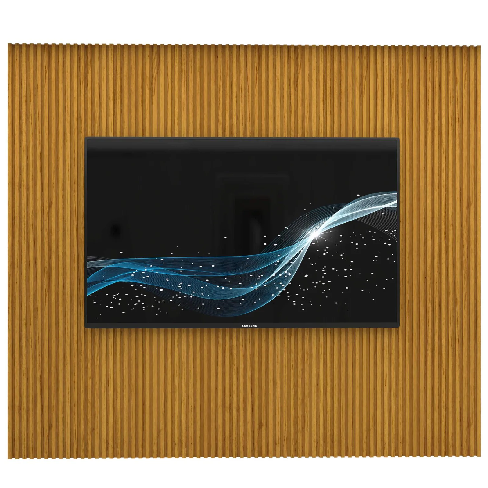 Painel até 85″ Supremo Ripado 218 Naturale – GELIUS
