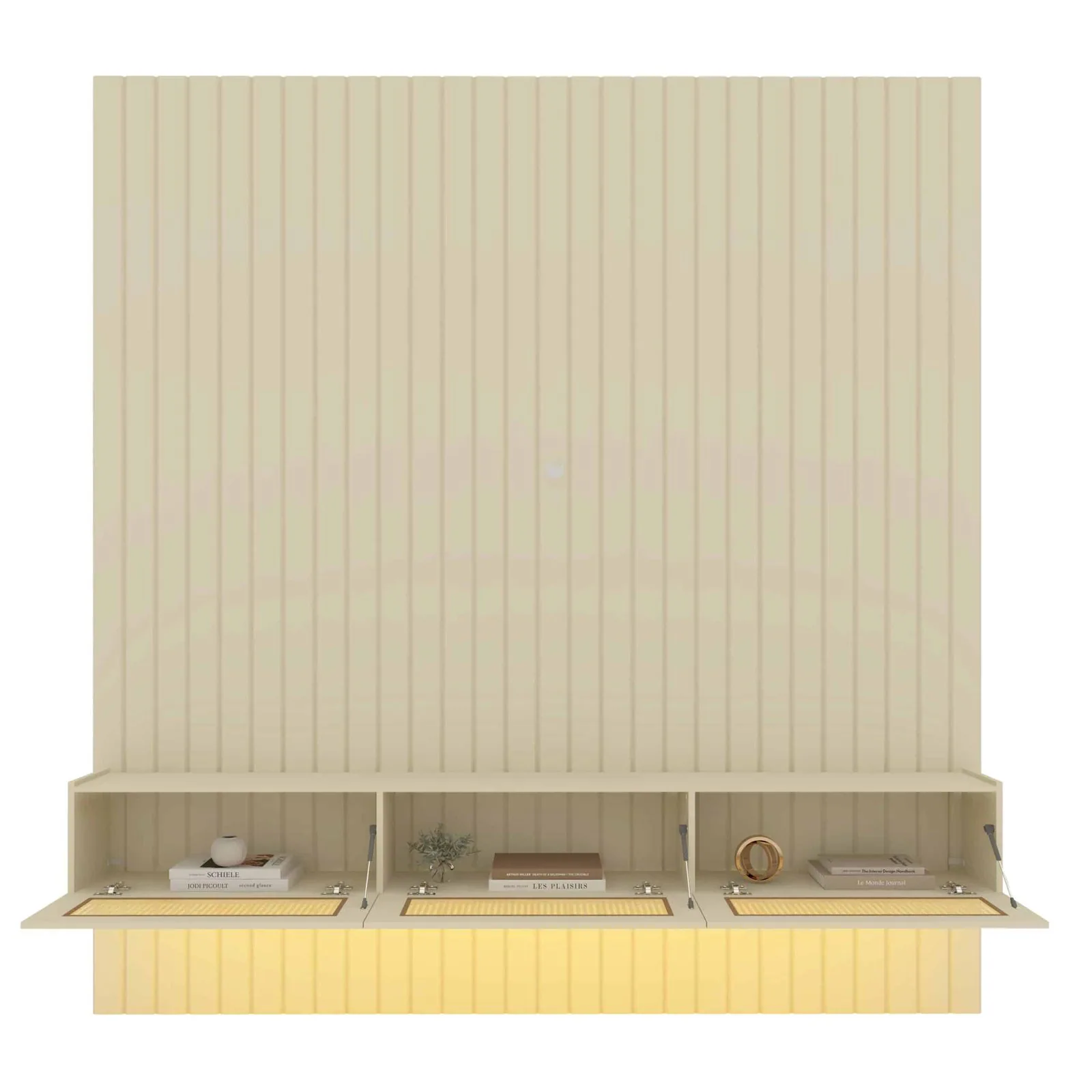 Home Suspenso até 85″ Majestade 230 Off White com Nicho Native Off White – GELIUS