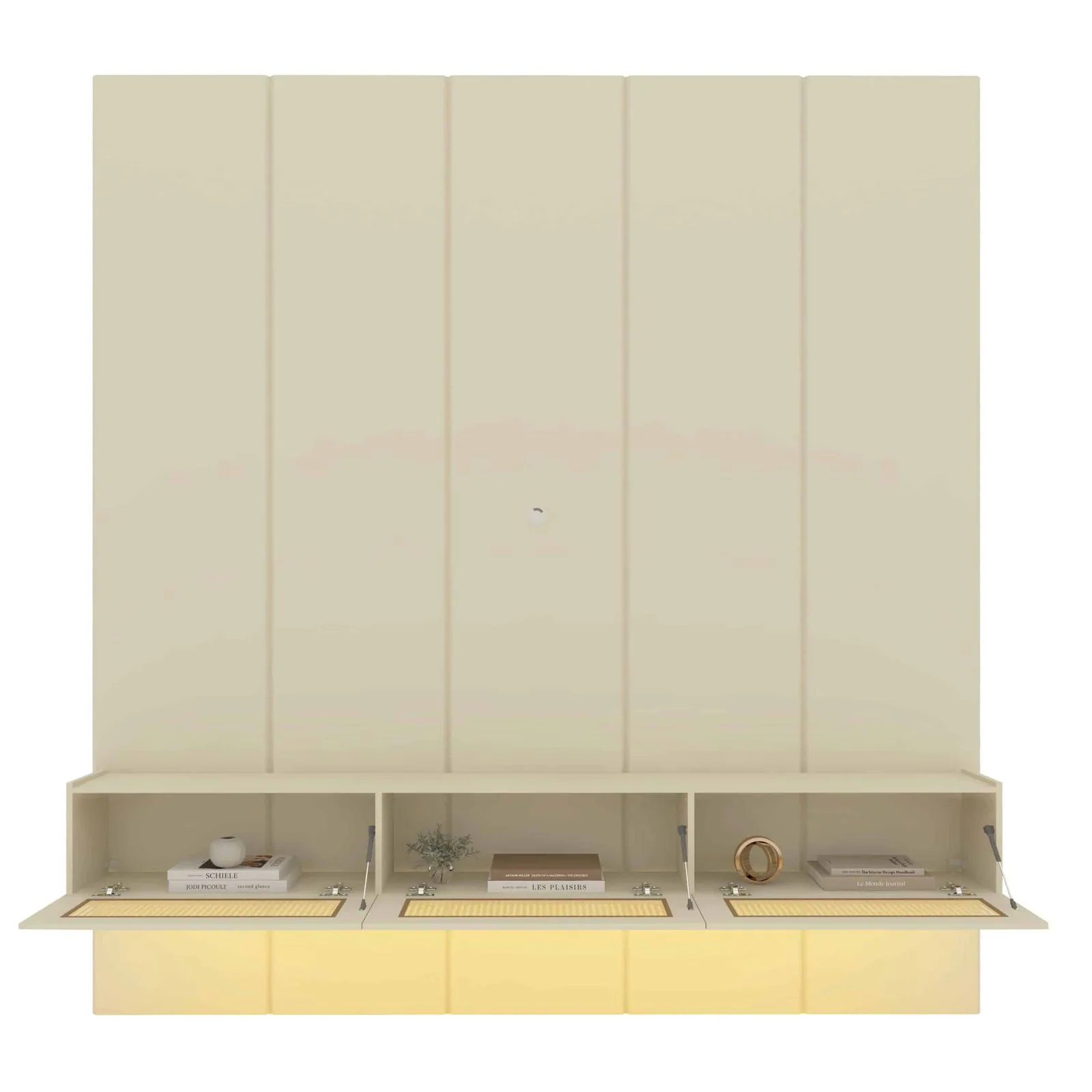 Home Suspenso até 85″ Realce 2,225 m Off White com Nicho Native Off White – GELIUS