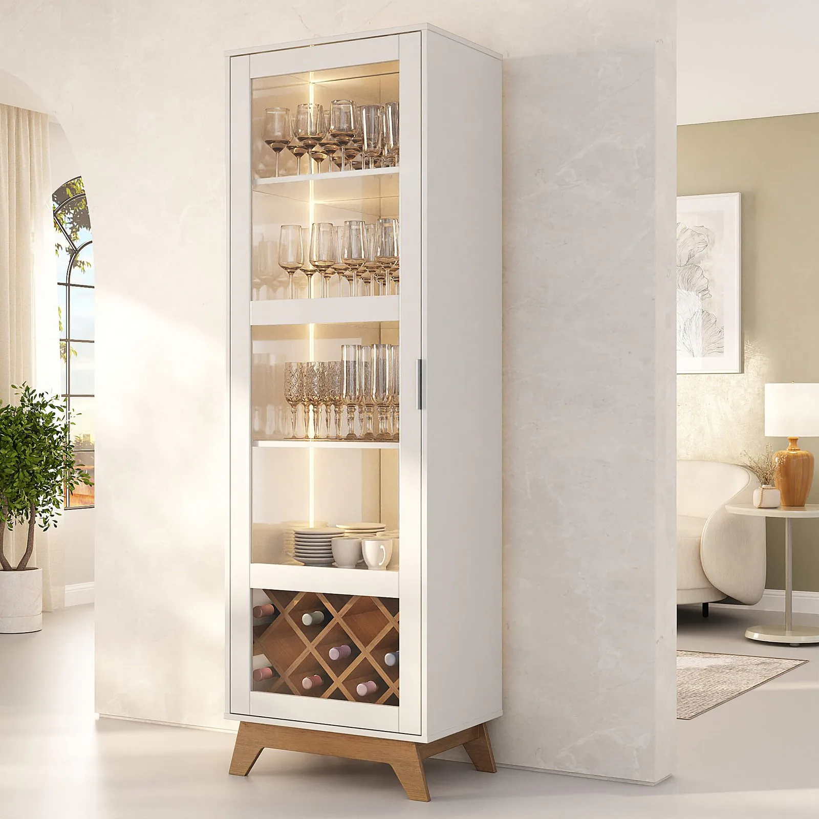 Cristaleira Mirage Cinamomo/Off White – ARTELY