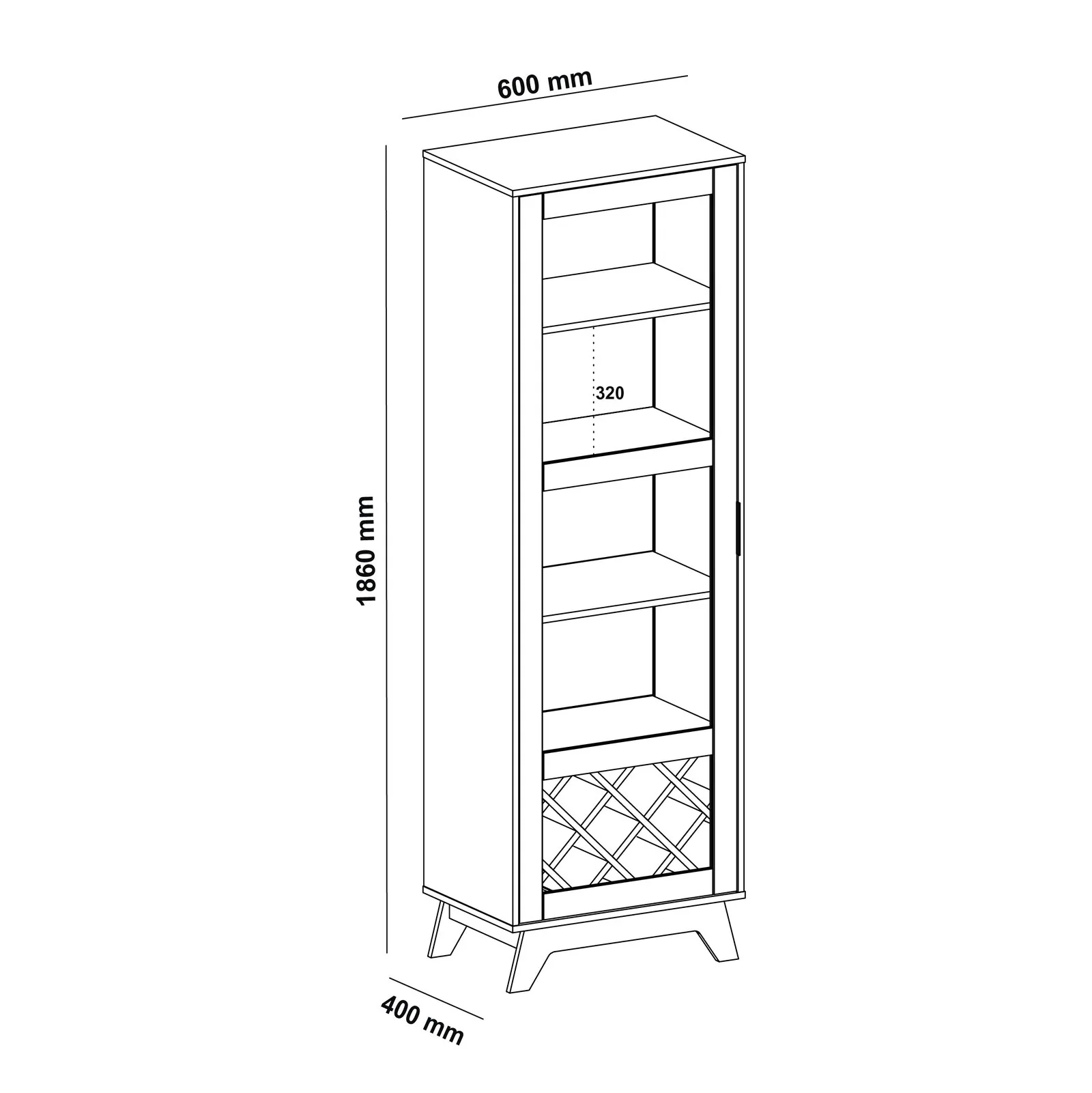 Cristaleira Mirage Cinamomo/Off White – ARTELY
