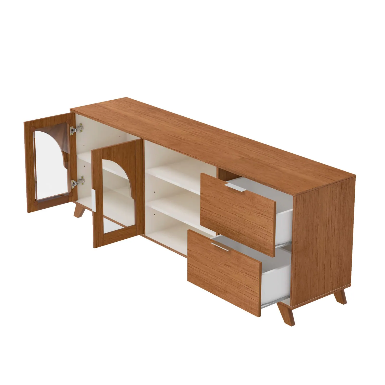 Rack até 75″ Murano Cinamomo/Off White – ARTELY