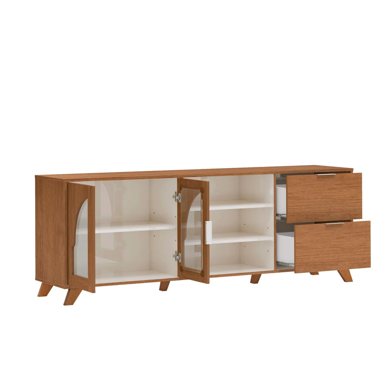 Rack até 75″ Murano Cinamomo/Off White – ARTELY