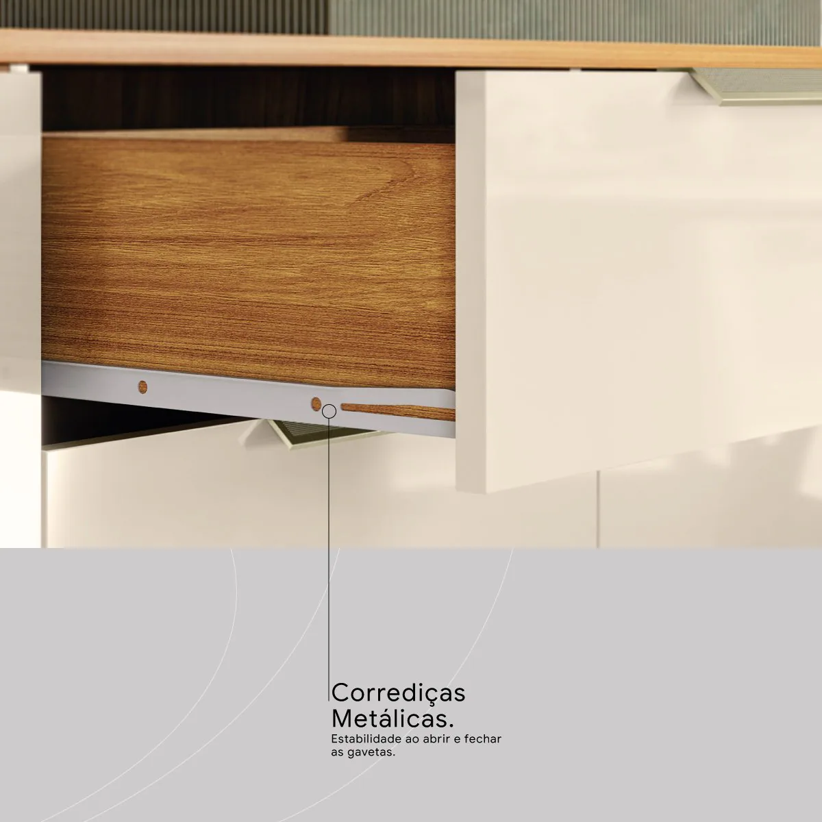 Kit Cozinha Pitaya 1,78 m Cinamon Touch/Off White – DEMÓBILE