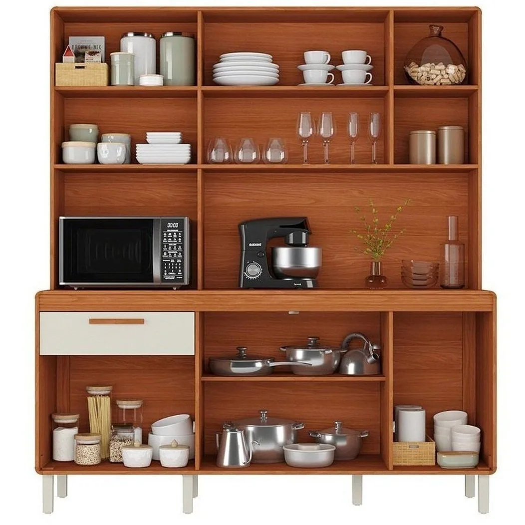 Kit Cozinha Dunas 1,80 m Cinamomo/Off White – ITATIAIA