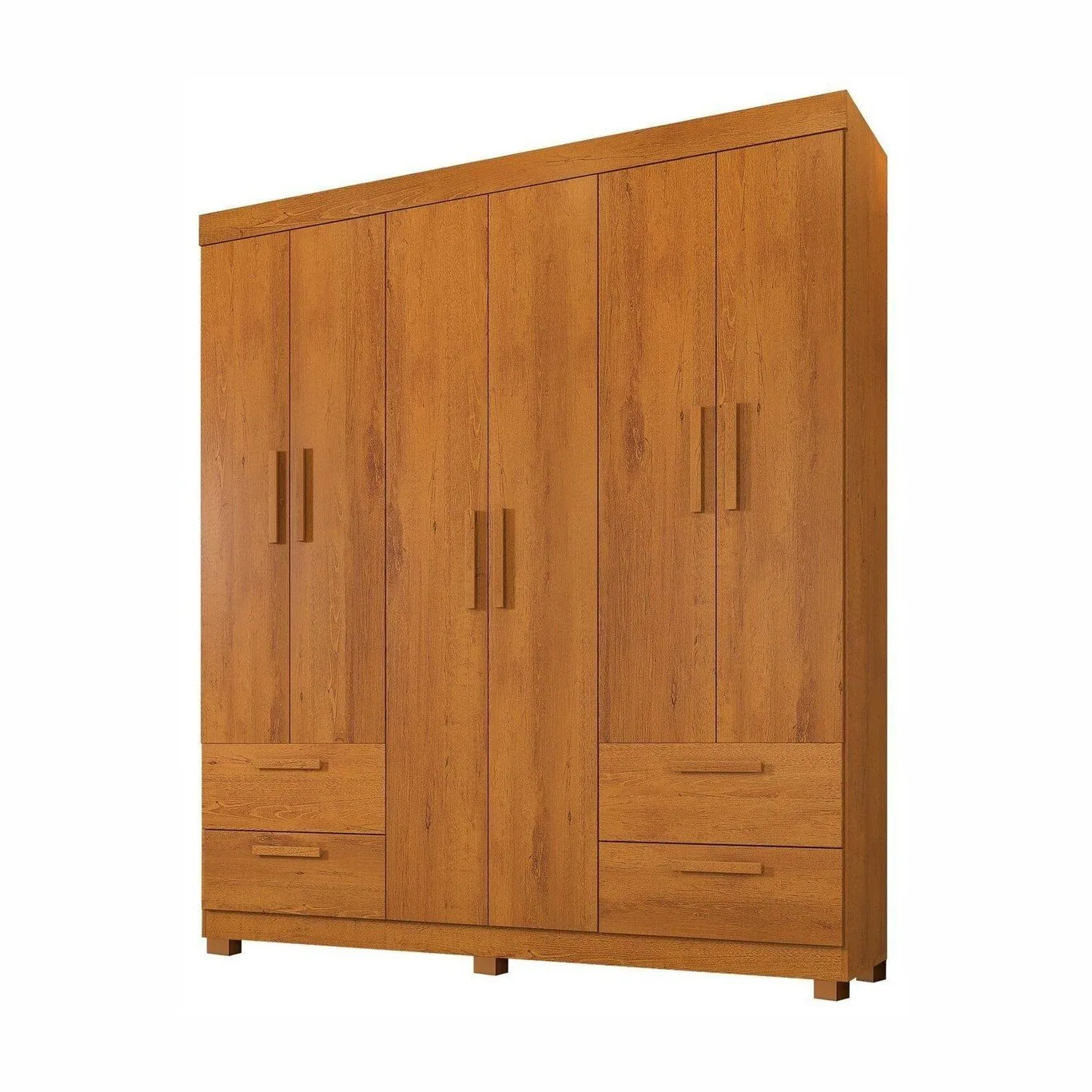 Guarda-Roupa 6 Portas Flórida 1,55 m Cinamomo – GRUPO UAI