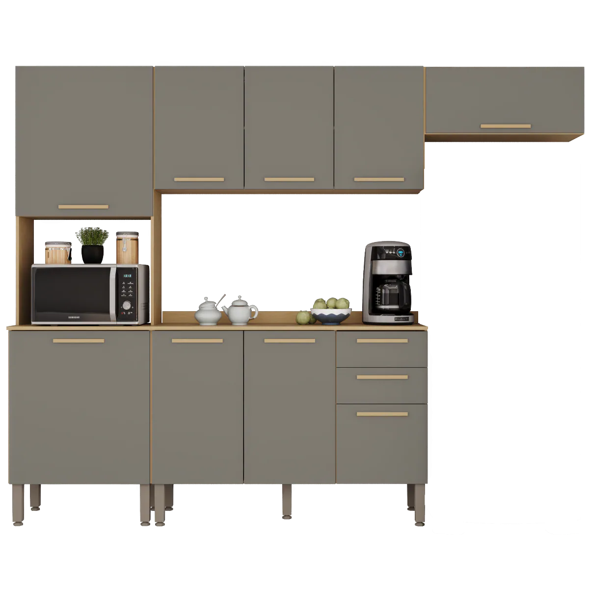 Cozinha Completa New Valência Jequitibá/Granizo – SALLÊTO