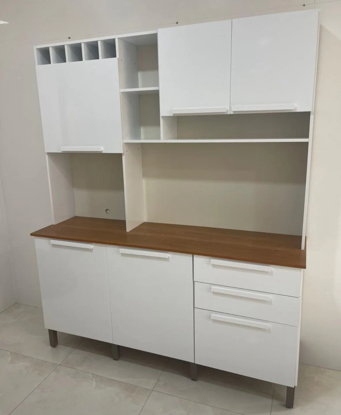 Kit Cozinha New Topázio 1,65 m Branco – SALLÊTO