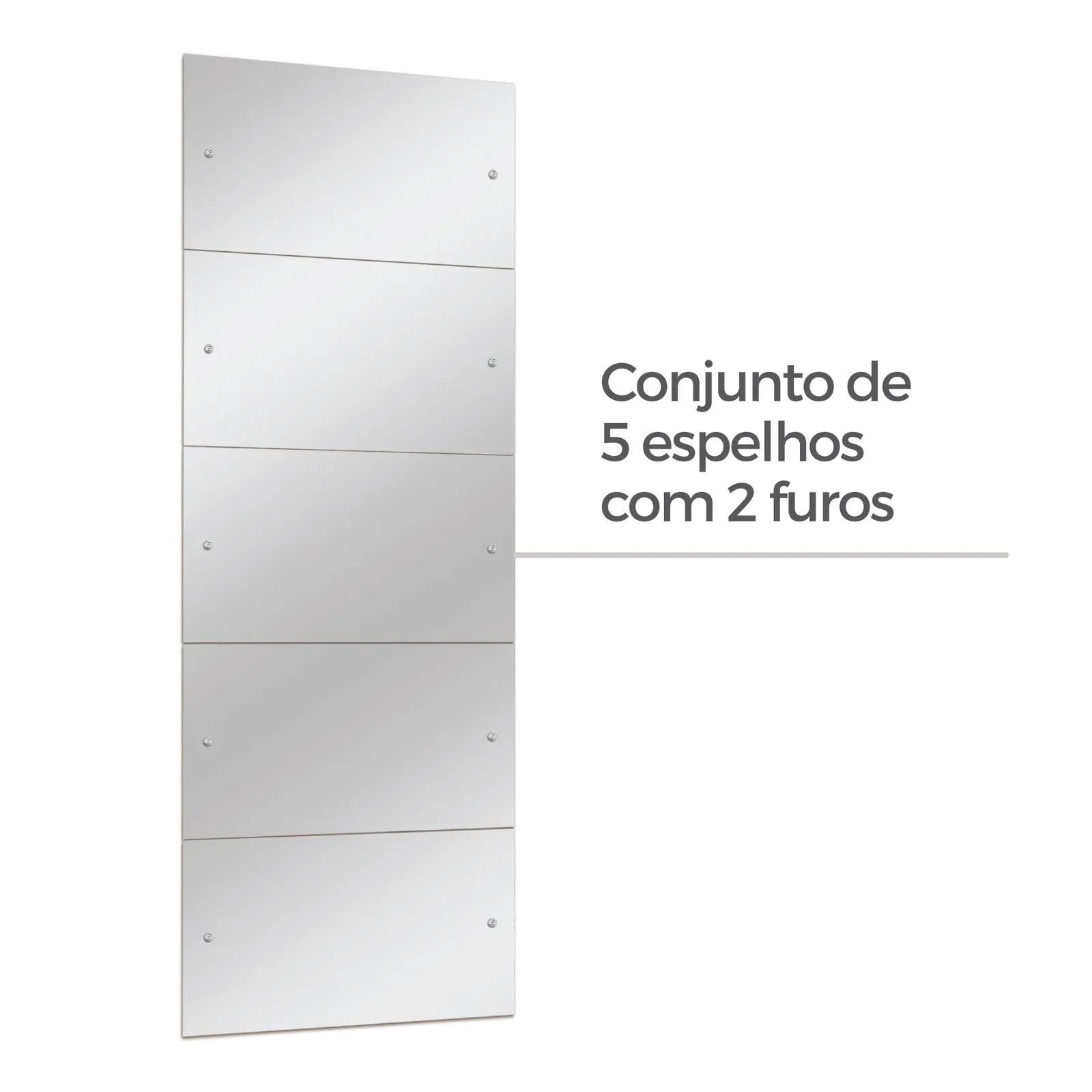 Guarda-Roupa 3 Portas (com espelho) Capri 1,70 m Branco/Preto/Branco – FELLICCI