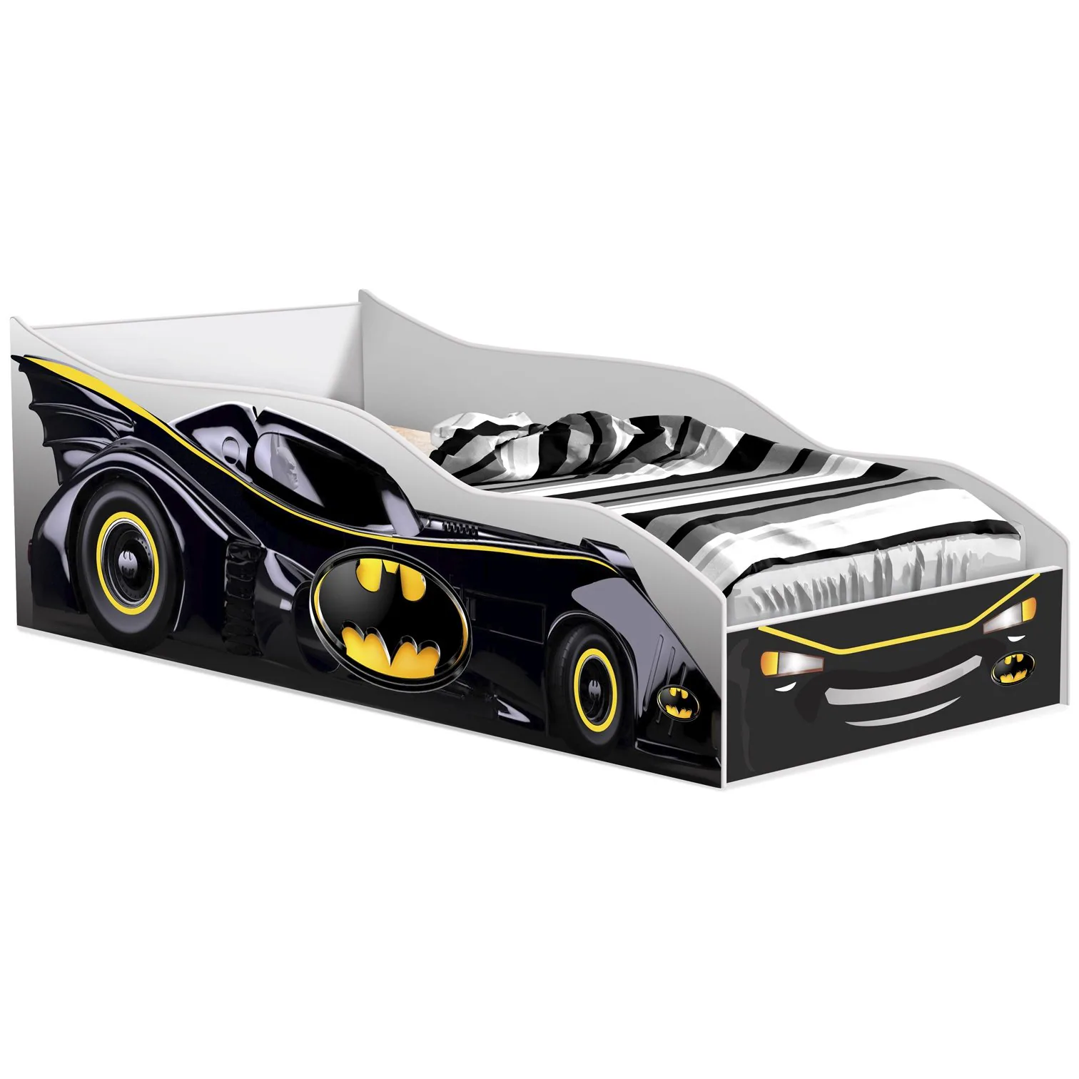 Cama Solteiro Carro Black Batman – Gabrielli