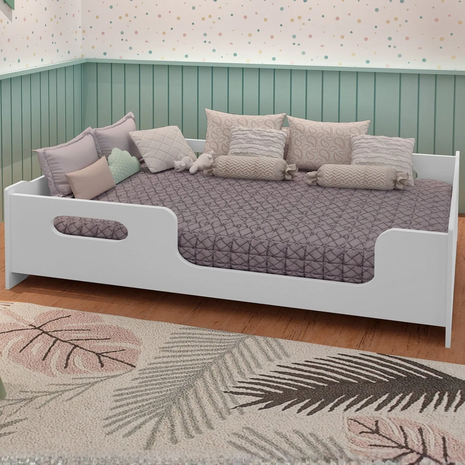 Cama Montessoriana Casal Encanto Branco – GABRIELLI