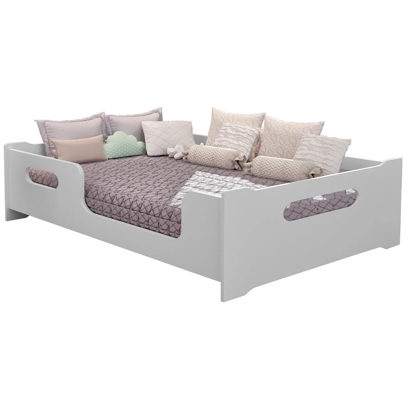 Cama Montessoriana Casal Encanto Branco – GABRIELLI