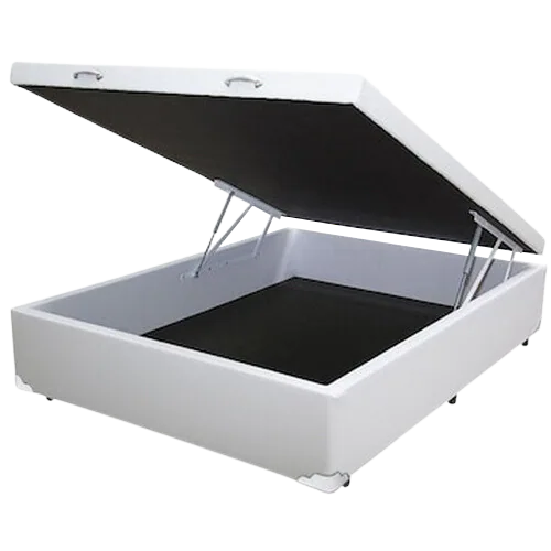Base Box Casal Baú Corino Branco – BIOSTAR