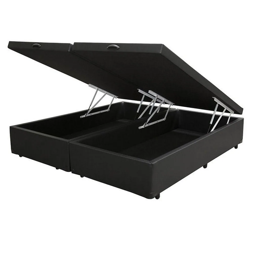 Base Box Queen Bau Corino Preto – BIOSTAR