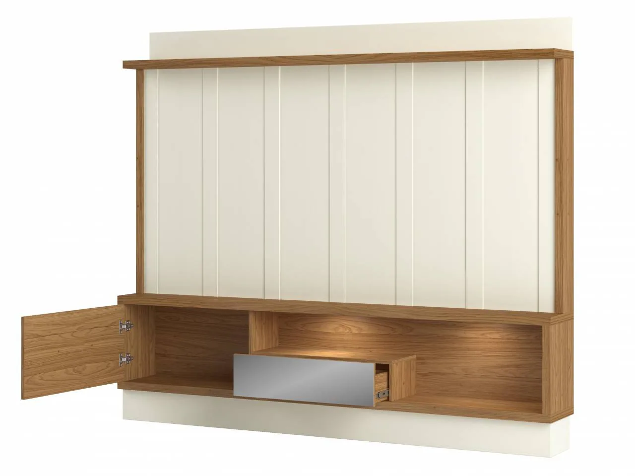 Home até 65″ Vênus TB179E Off White/Freijó – DALLA COSTA