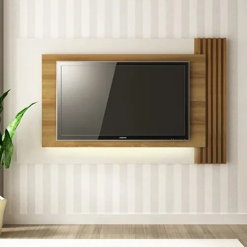 Painel até 65″ PL 3003 Naturale/Off White – TECNO MÓBILI