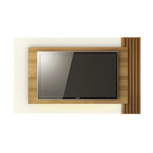 Painel até 65″ PL 3003 Naturale/Off White – TECNO MÓBILI