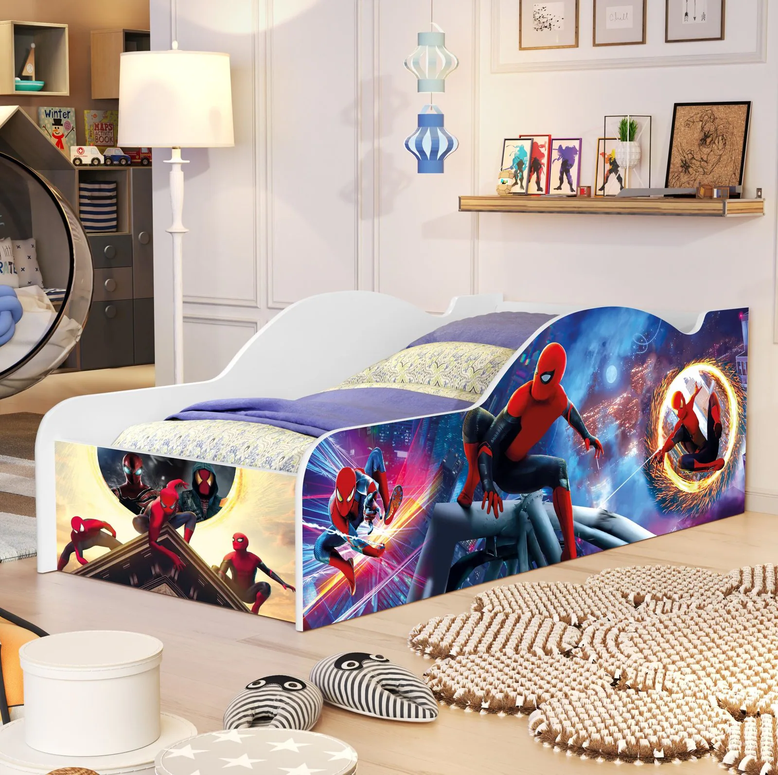 Cama Juvenil Carro (Menino) Homem-Aranha 14 – VJ MÓVEIS