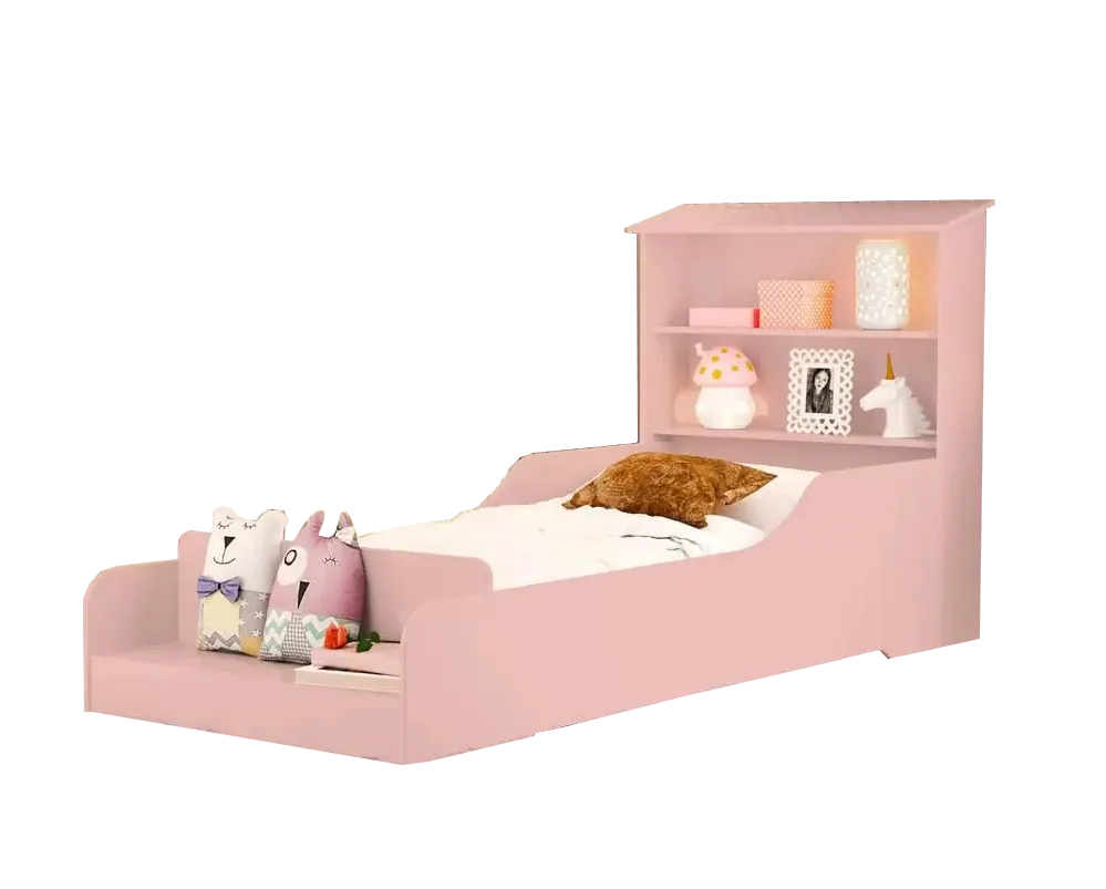Cama Juvenil Liz Rosé – VJ MÓVEIS