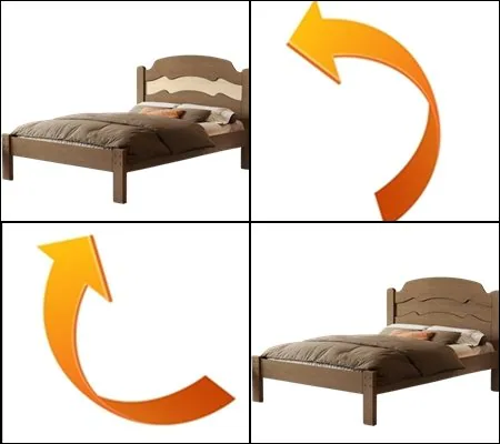 Cama Casal/Viúva Íris Castanho Wood/Avelã/Castanho Wood – VJ MÓVEIS