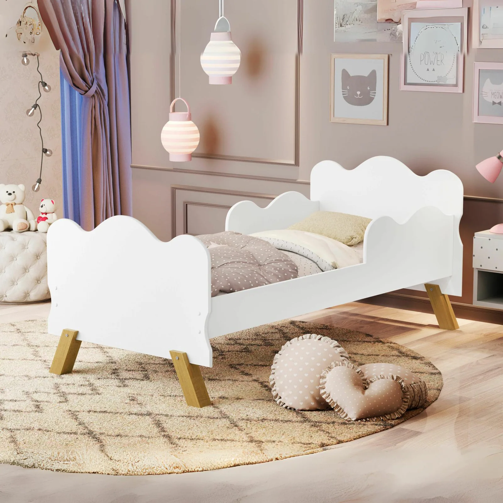 Mini Cama Juvenil Angel Branco – VJ MÓVEIS