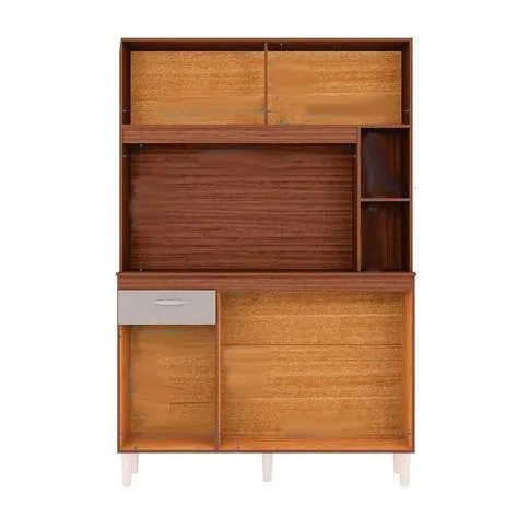 Kit Cozinha Duda 1,20 Damasco/Off White – POQUEMA