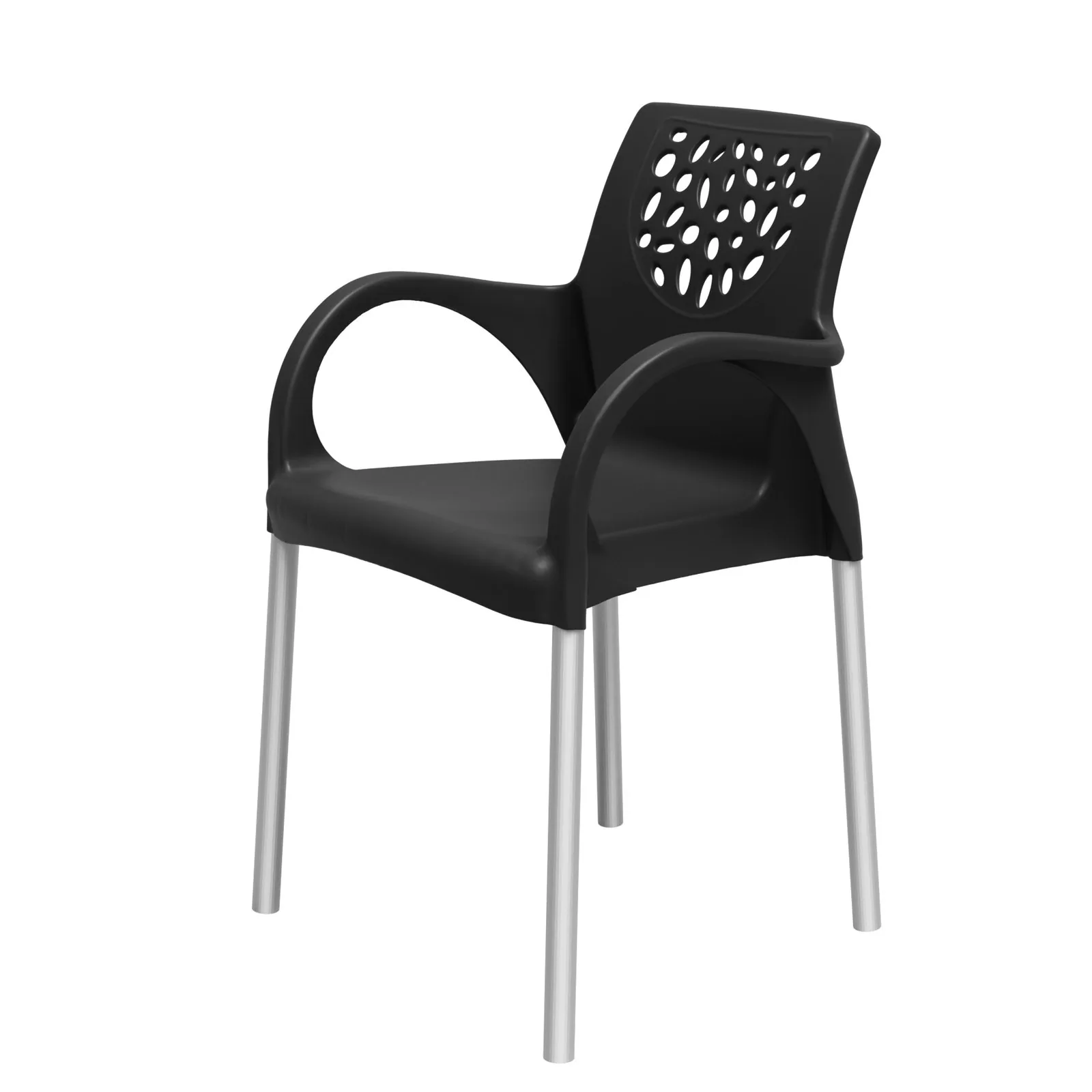 Poltrona Deluxe Preto – FORTE PLÁSTICO