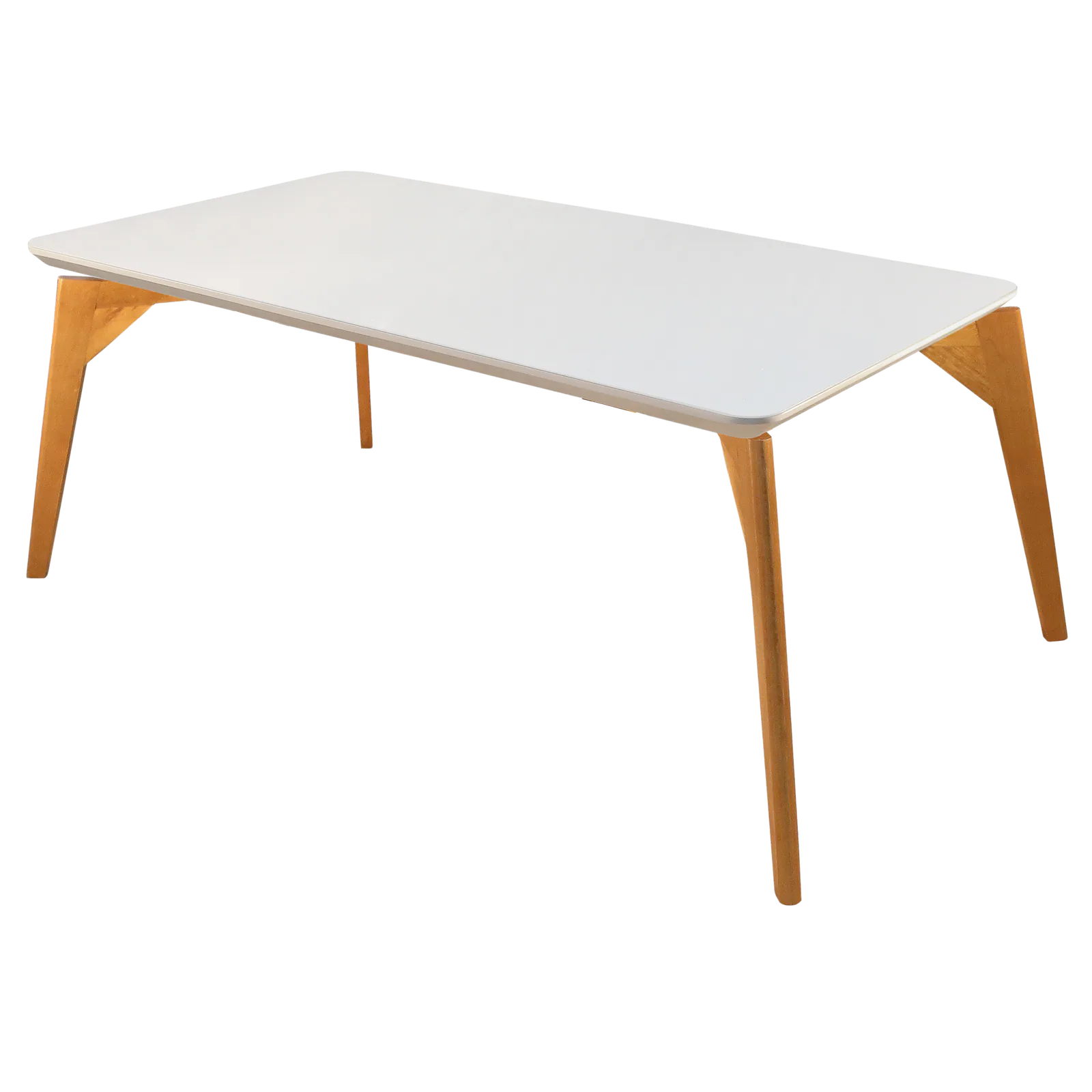Mesa Tiradentes 120 Imbuia Natural/Vidro Off White – MARKA MÓVEIS