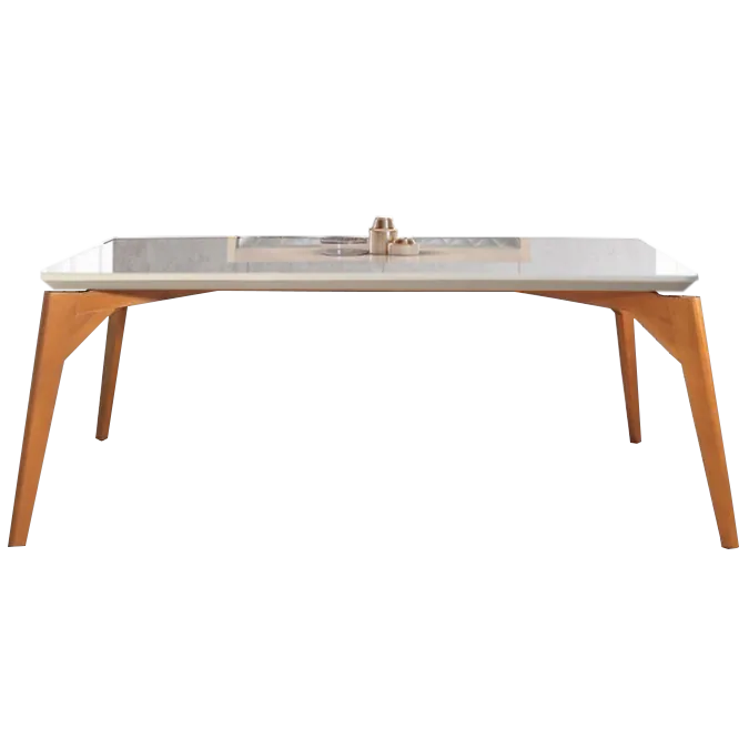 Mesa Tiradentes 120 Imbuia Natural/Vidro Off White – MARKA MÓVEIS