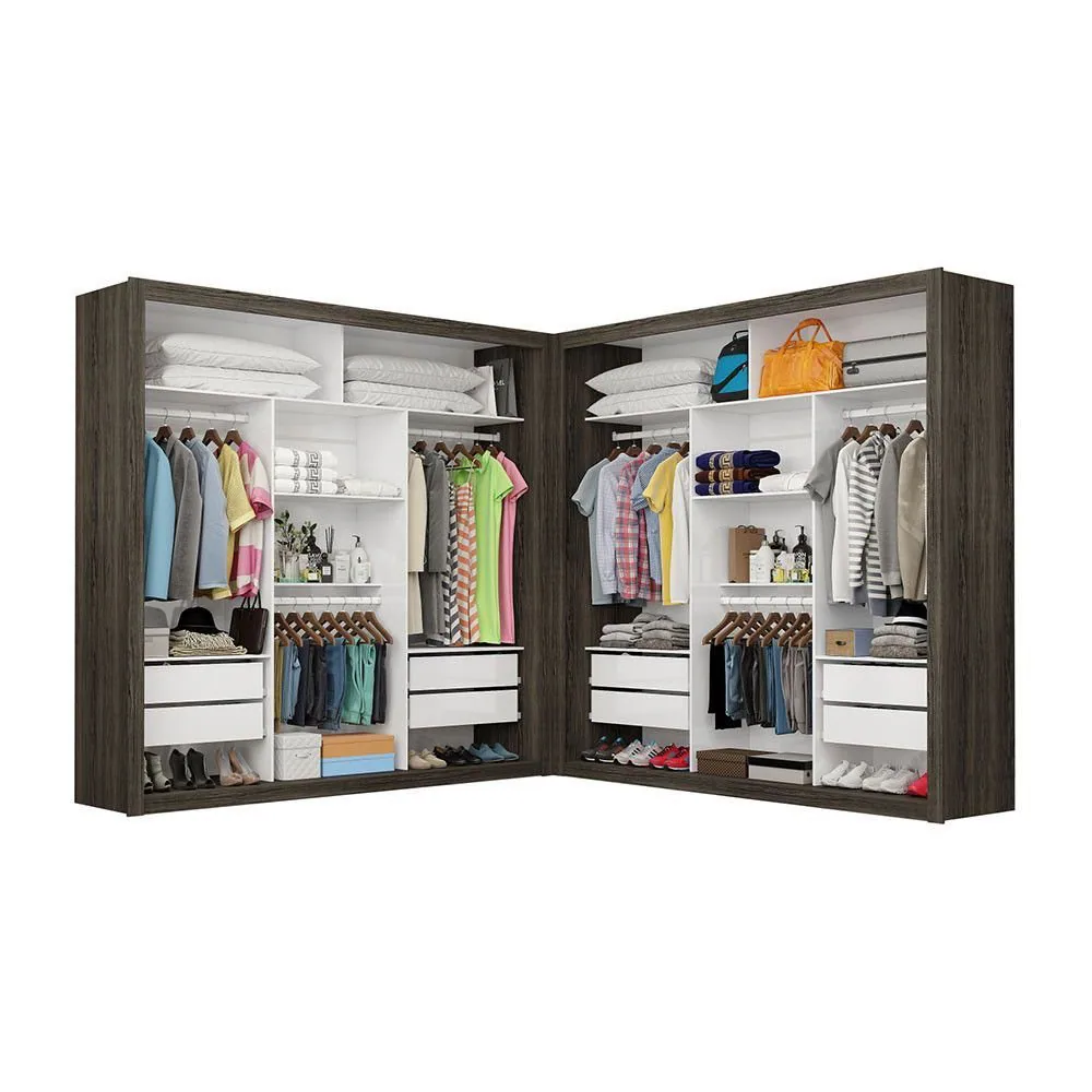 Closet Veneza/Clara/Berlim Plus Preto – CARIOCA MÓVEIS