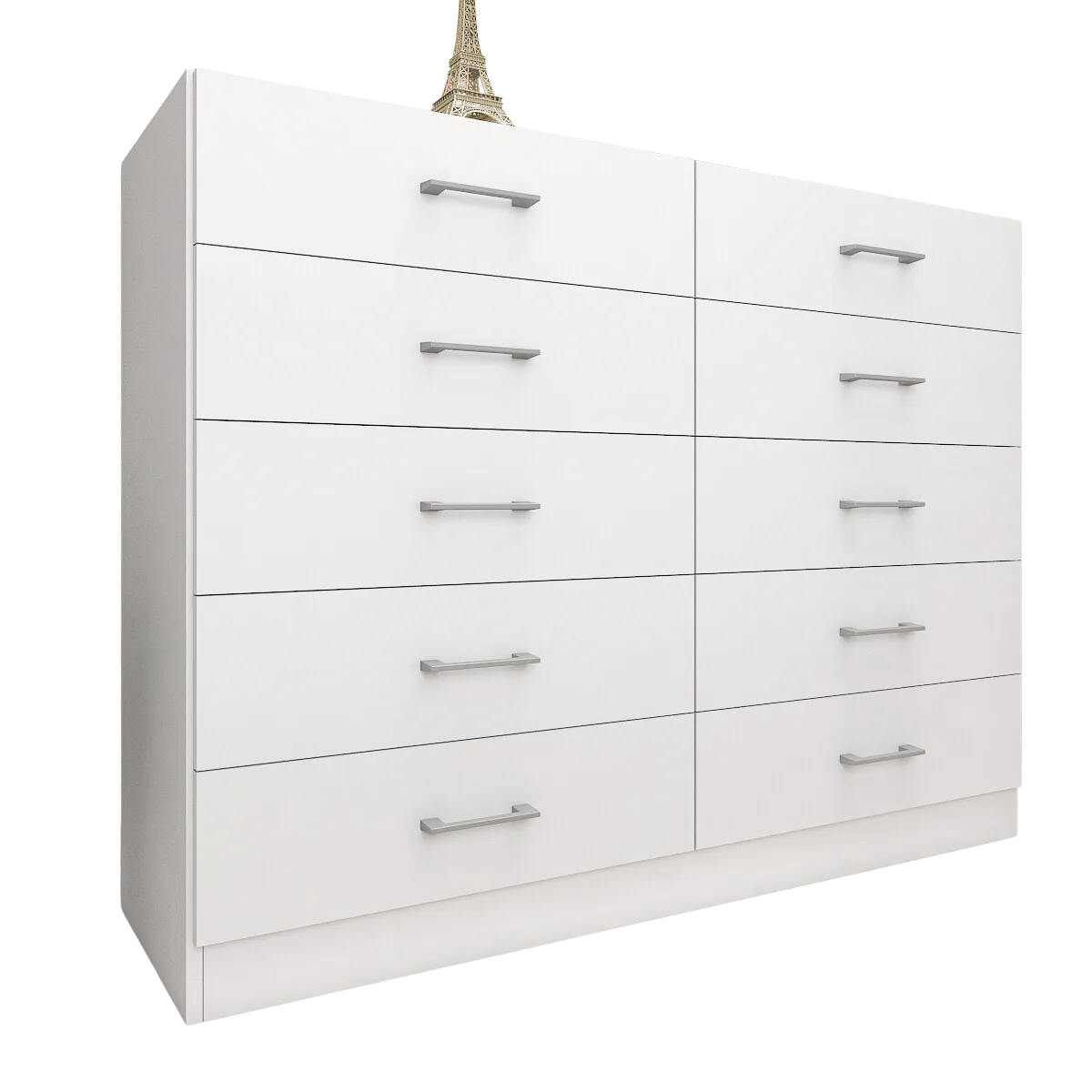 Cômoda 10 Gavetas Caribe Branco – FELLICCI
