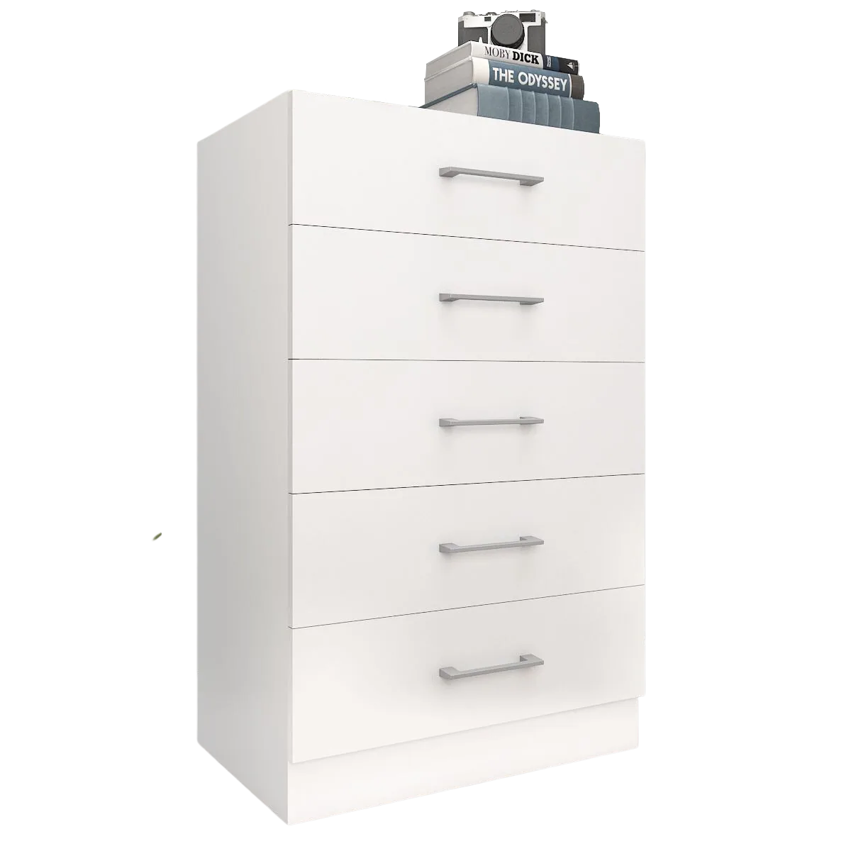 Cômoda 5 Gavetas Aruba Branco/Rosa/Azul Flex – FELLICCI