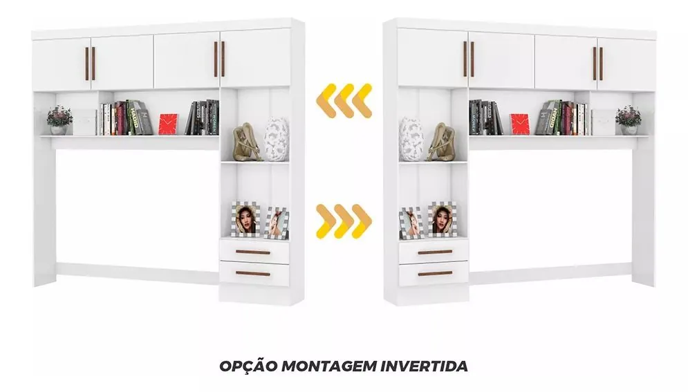 Modulado 4 Portas Branco – CARIOCA MÓVEIS