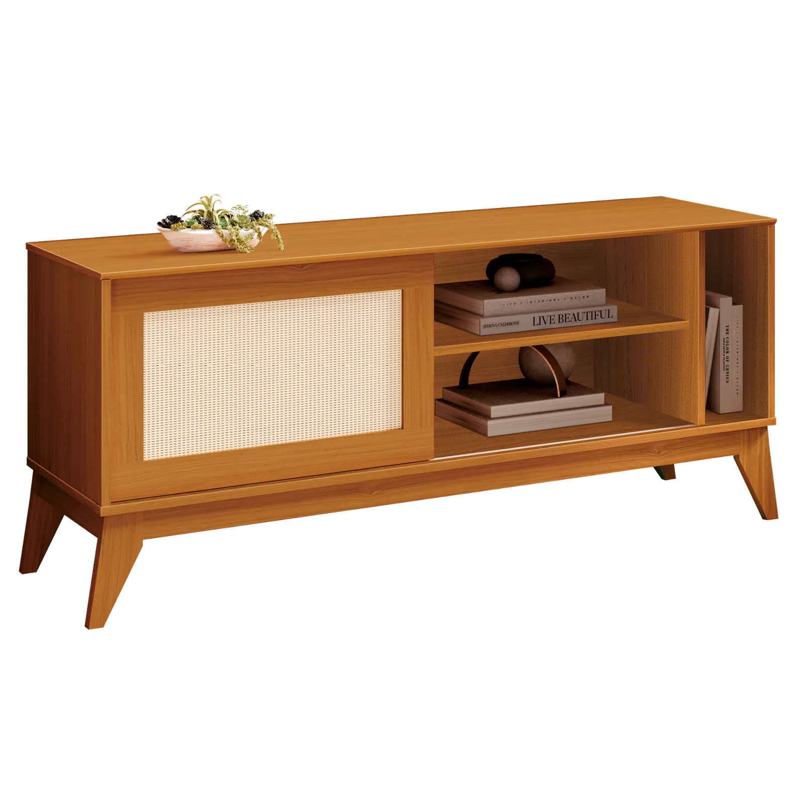 Rack até 55″ Cayman Cedro – EDN MÓVEIS