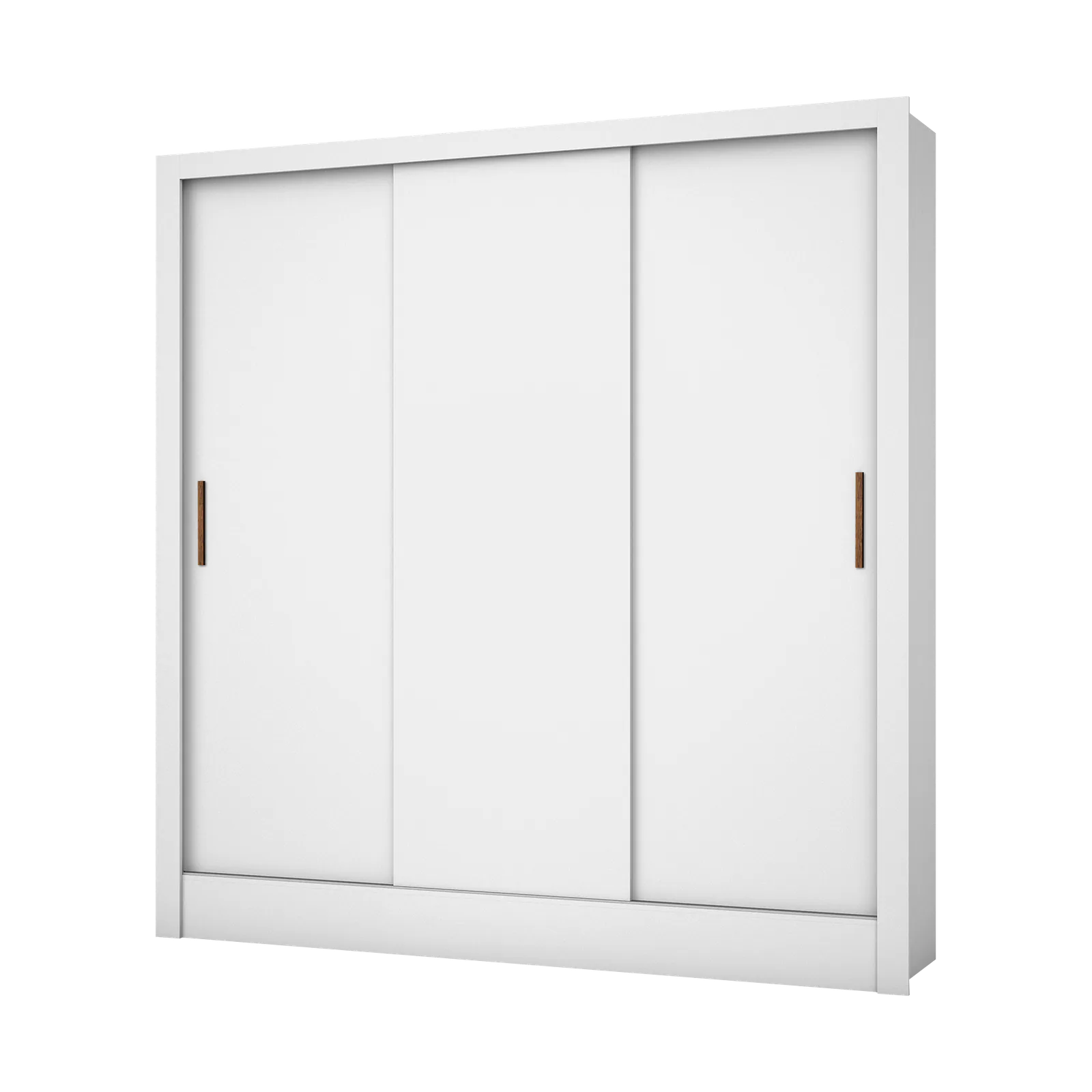 Guarda-Roupa 3 Portas Dubai/Santiago (Sem espelho) 1,79 m Branco – CARIOCA MÓVEIS