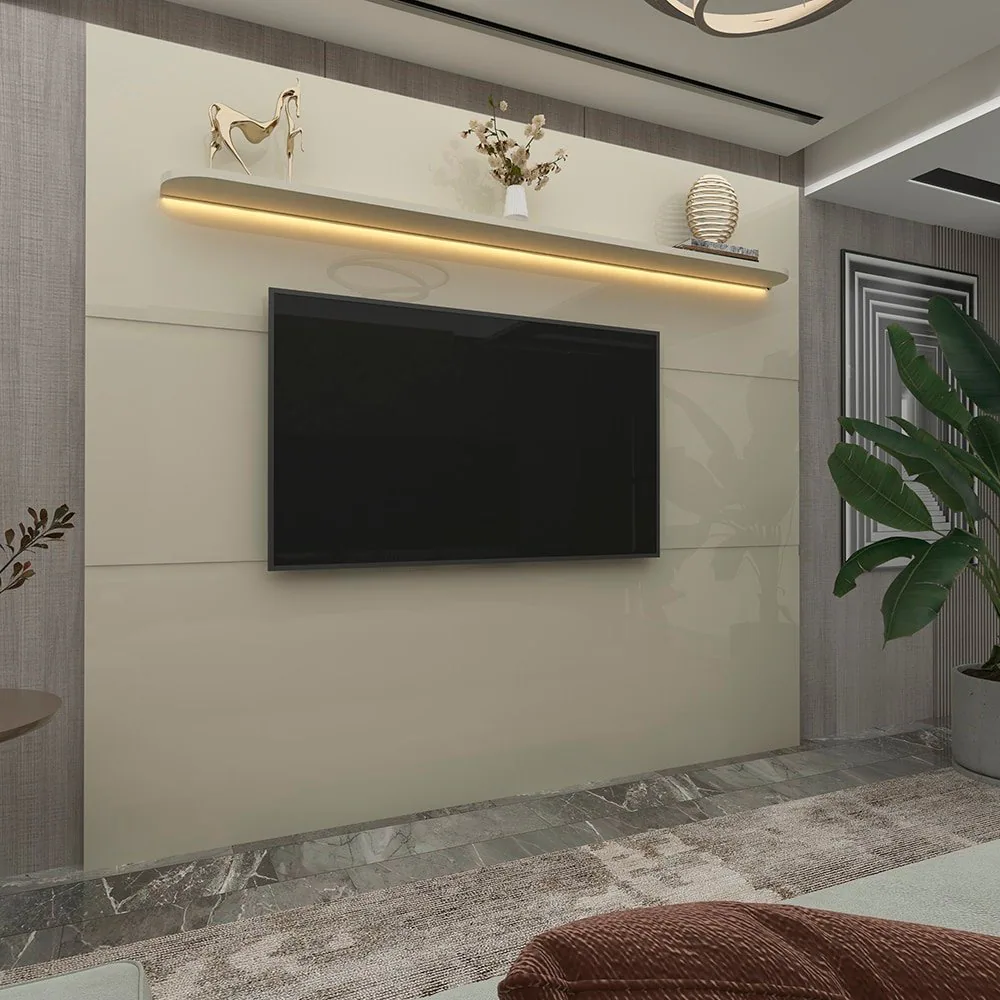 Painel até 85″ Royal 220 Off White – GELIUS
