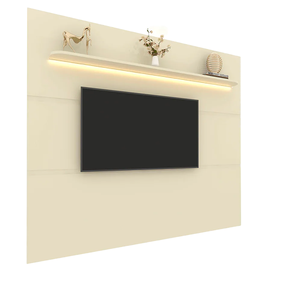 Painel até 85″ Royal 220 Off White – GELIUS
